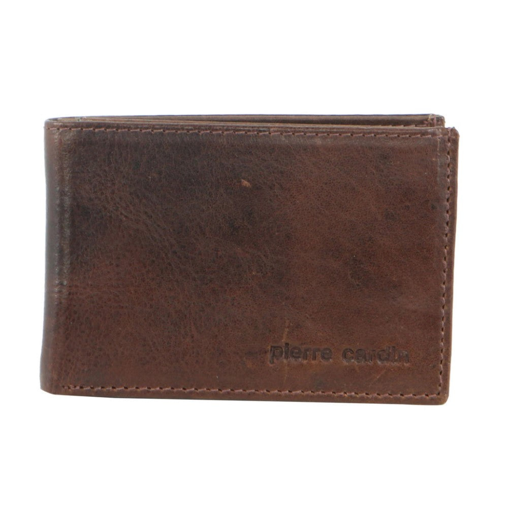 Pierre Cardin Italian Leather RFID Mens Wallet 1160 - Cognac
