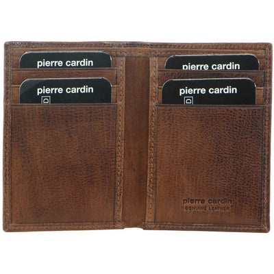 Pierre Cardin RFID Leather Credit Card Wallet 8784 - Cognac
