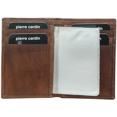 Pierre Cardin RFID Leather Credit Card Wallet 8784 - Cognac