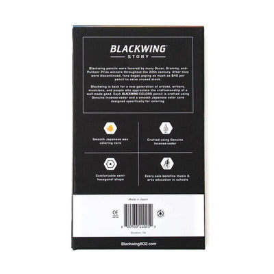 Blackwing Colour Pencils Pack of 12