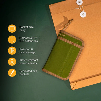 LOCHBY Pocket Journal - Olive