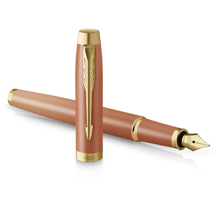 Parker IM Writing Rituals Fountain Pen - Orange / Gold Trim