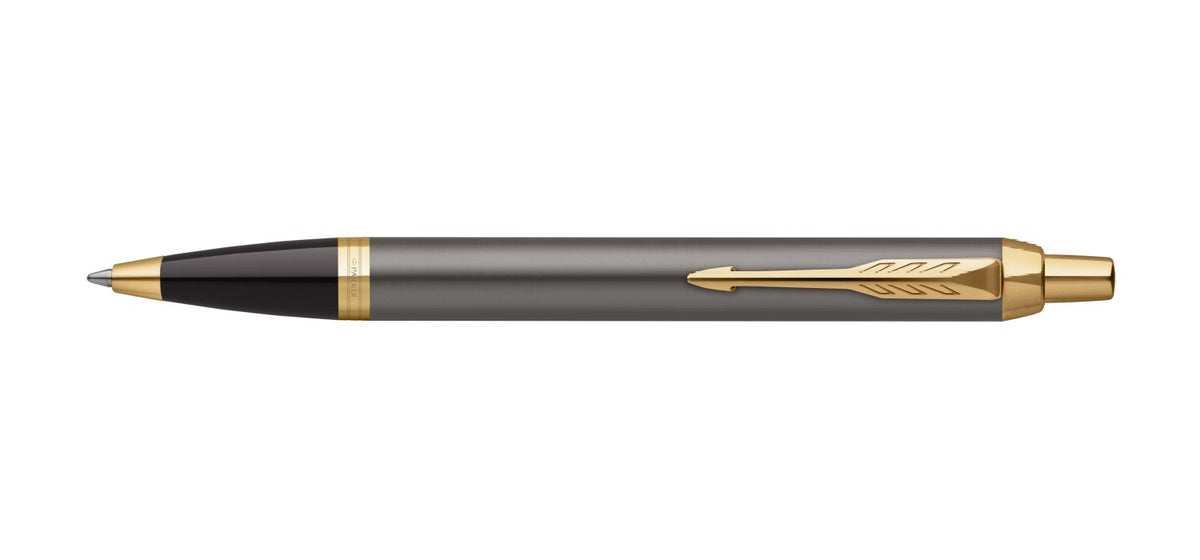 Parker IM Ballpoint Pen - Grey / Gold Trim