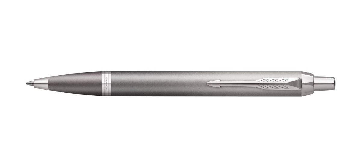 Parker IM Writing Rituals Ballpoint Pen - Grey Gradient / Chrome Trim