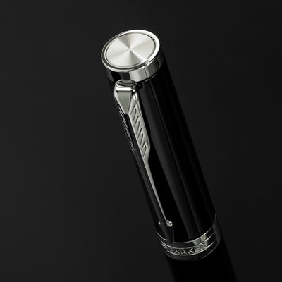 Parker Ingenuity Fountain Pen - Black Lacquer / Palladium Trim