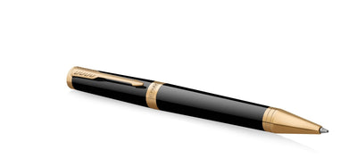 Parker Ingenuity Ballpoint Pen - Black Lacquer / Gold Trim