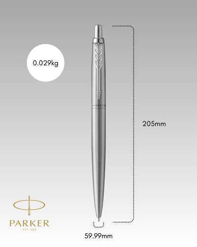 Parker Jotter XL Ballpoint Pen - Stainless Steel / Chrome Trim
