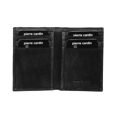 Pierre Cardin RFID Leather Credit Card Wallet 8784 - Black