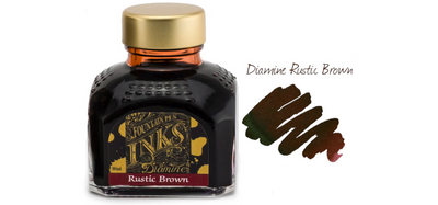 Diamine Ink Bottle 80ml - Brown Shades - Assorted Colours