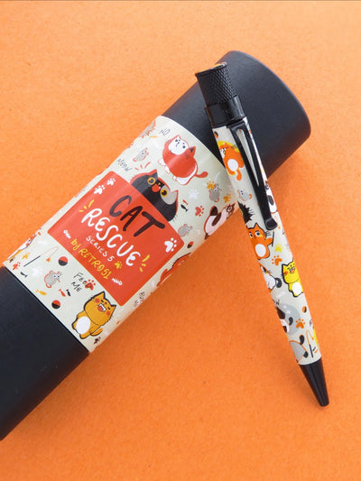 Retro 51 Tornado Rescue Series 5 Ballpoint Pen - Cat