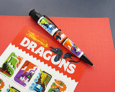 Retro 51 Tornado Big Shot USPS Rollerball - Dragons Stamps