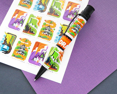 Retro 51 Tornado Big Shot USPS Rollerball - Dragons Stamps