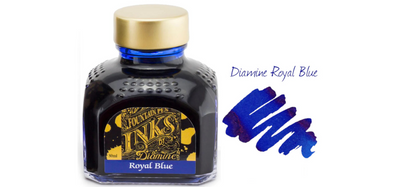 Diamine Ink Bottle 80ml - Blue Shades - Assorted Colours
