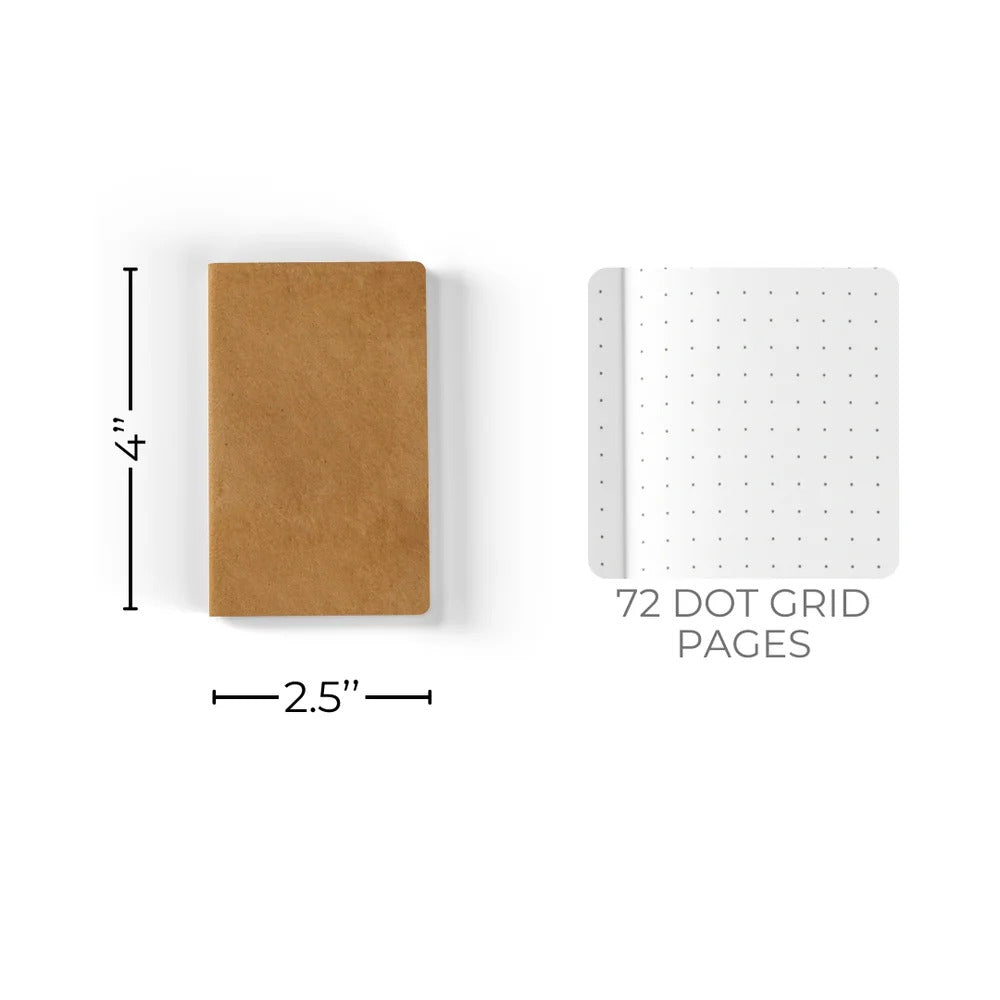 LOCHBY A7 Journal Notebook - Dots Pack