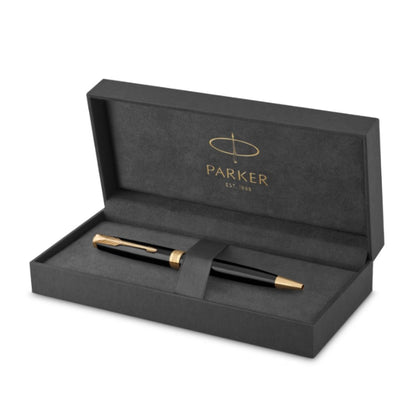 Parker Sonnet Ballpoint Pen - Black Lacquer / Gold Trim