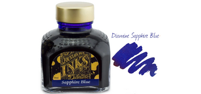 Diamine Ink Bottle 80ml - Blue Shades - Assorted Colours
