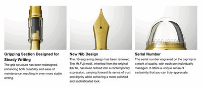 Platinum 3776 Century Prism Crystal - Demonstrator Ver. 2.0 - Fountain Pen