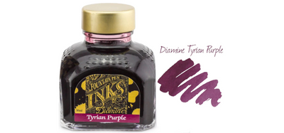 Diamine Ink Bottle 80ml - Purple Shades - Assorted Colours