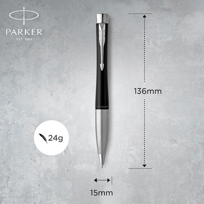Parker Urban Ballpoint Pen - Muted Black / Chrome Trim