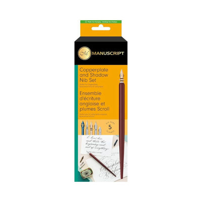 Manuscript Dip Pen Set - Copperplate & Shadow