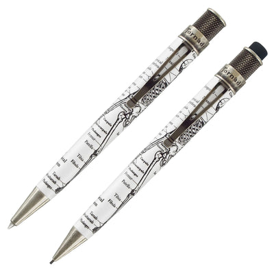 Retro 51 Tornado Gift Set - Rollerball & Propelling Pencil 1.15mm- Dr Gray