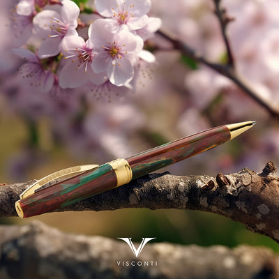 Visconti Van Gogh Ballpoint Pen - Flowering Plum Orchard