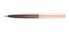 Waldmann Tuscany Mechanical Pencil 0.7mm - Chocolate Lacquer / Rose Gold Pinstripe