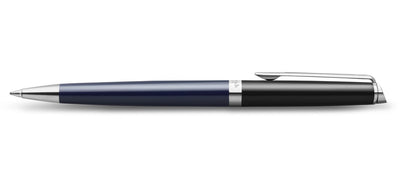 Waterman Hemisphere Colour Blocking Ballpoint Pen - Black & Blue / Palladium Trim - Special Edition