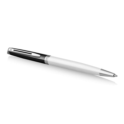 Waterman Hemisphere Colour Blocking Ballpoint Pen - Black & White / Palladium Trim - Special Edition