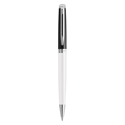 Waterman Hemisphere Colour Blocking Ballpoint Pen - Black & White / Palladium Trim - Special Edition