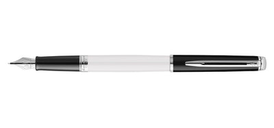 Waterman Hemisphere Colour Blocking Fountain Pen - Black & White / Palladium Trim - Special Edition