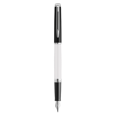 Waterman Hemisphere Colour Blocking Fountain Pen - Black & White / Palladium Trim - Special Edition