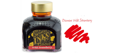 Diamine Ink Bottle 80ml - Red Shades - Assorted Colours