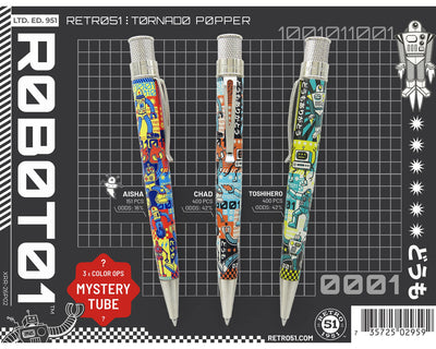 Retro 51 Tornado Popper Rollerball - R0B0T01 - Limited Edition