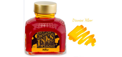 Diamine Ink Bottle 80ml - Yellow Shades - Assorted Colours