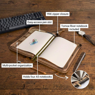 LOCHBY Field Folio A5 - Olive
