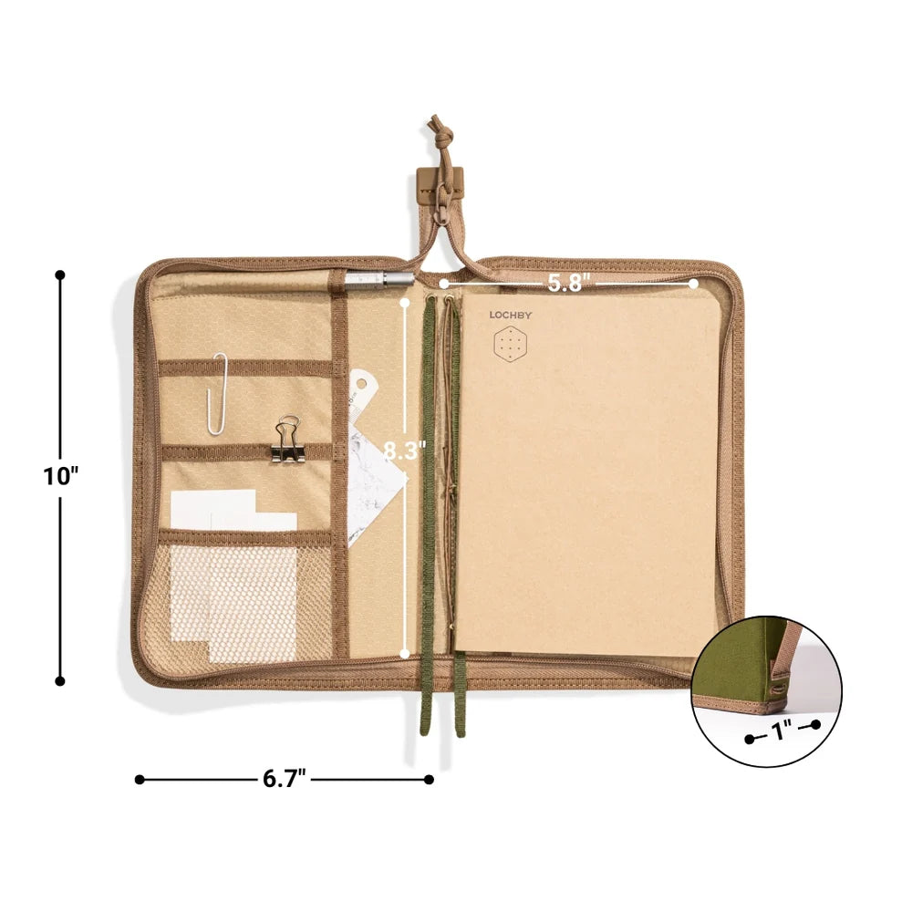 LOCHBY Field Folio A5 - Olive