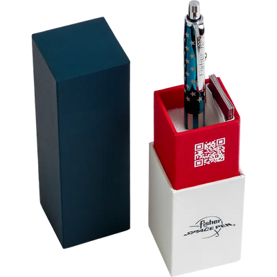 Fisher Space Pen AG7 Astronaut - Titanium Blue with NASA Worm Logo