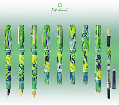 Esterbrook JR Pocket Fountain Pen - Beleza / Gold Trim