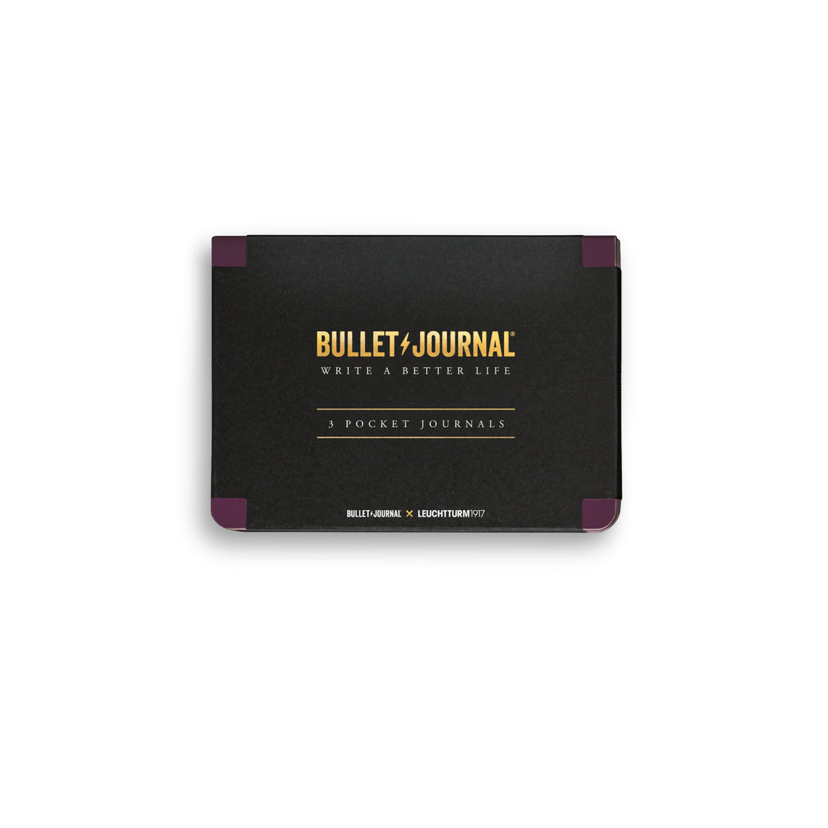 Leuchtturm 1917 Bullet Journal Pocket Set of 3 - Purple