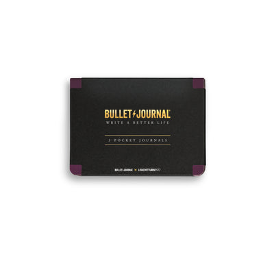 Leuchtturm 1917 Bullet Journal Pocket Set of 3 - Purple