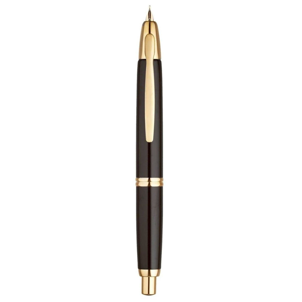 Pilot Capless Fountain Pen - Black / Gold Trim