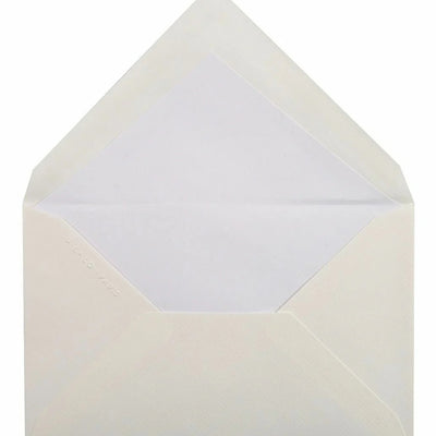 G.Lalo Verge de France C6 (A5) Envelopes Pack of 25 - Ivory