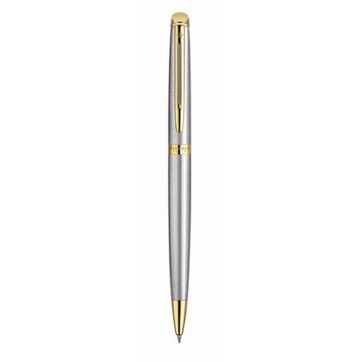 Waterman Hemisphere Ballpoint Pen - Stainless Steel / Gold Trim