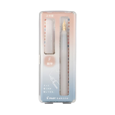 Pilot Kakuno Madoromi Fountain Pen - White