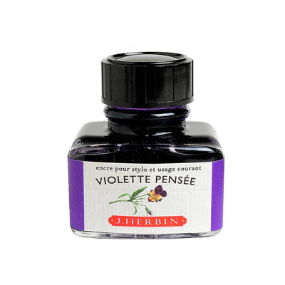 Jacques Herbin Bottle Ink 30ml - Violette Pensee (Violet Pansy)
