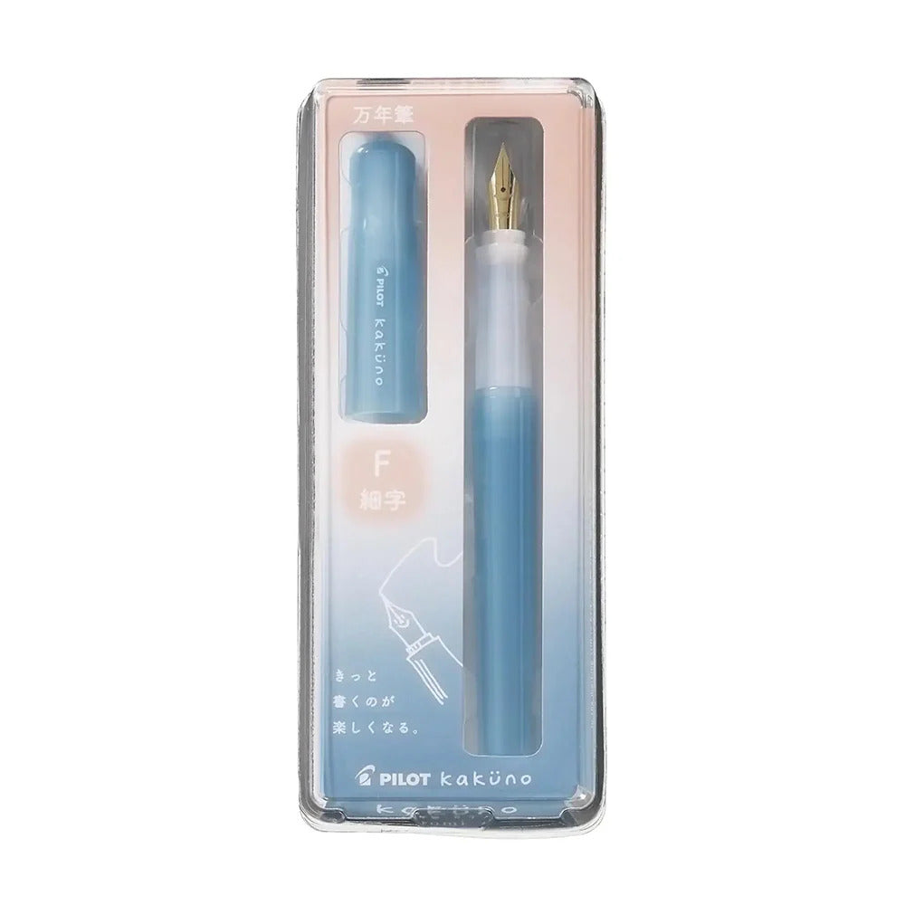 Pilot Kakuno Madoromi Fountain Pen - Light Blue