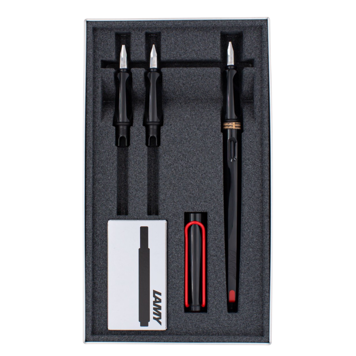 LAMY Joy Calligraphy Set - Black / Red Clip