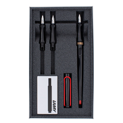 LAMY Joy Calligraphy Set - Black / Red Clip