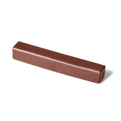 Legendar Sleek Etwee Single Pen Case - Chestnut